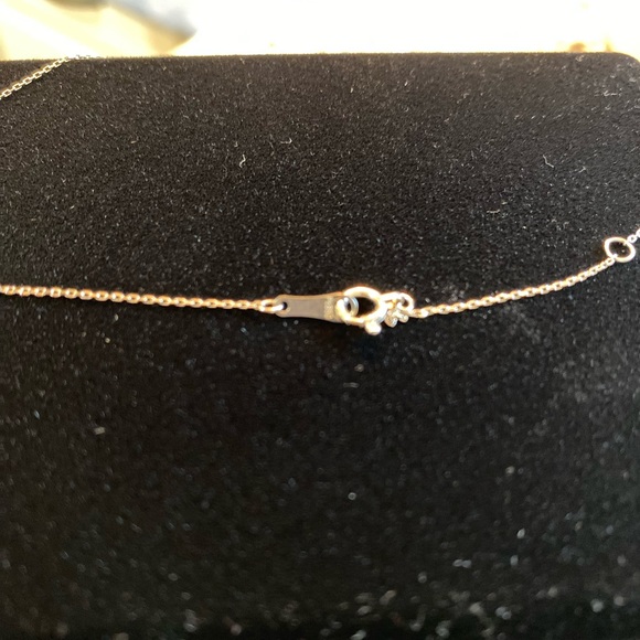 Vintage 950 Platinum natural Diamond Alhambra clover quatrefoil pendant & chain - Picture 10 of 11